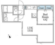 ラピス恵比寿2 304 間取り図