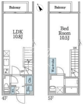 ラピス恵比寿2 401 間取り図