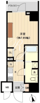オーキッドレジデンス上野 1106 間取り図