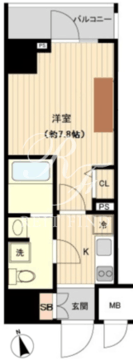 オーキッドレジデンス上野 1205 間取り図
