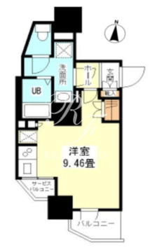 フリージアテラス 801 間取り図