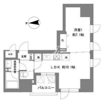 ラ・ヴィータ東上野 301 間取り図