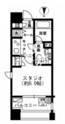 レジディア市ヶ谷 301 間取り図