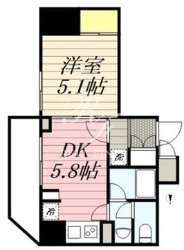 ハーモニーレジデンス東京両国パークフロント 204 間取り図