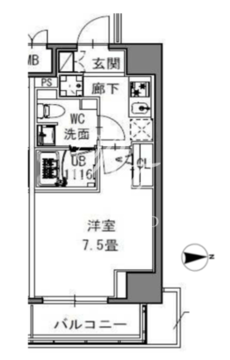 エスレジデンス新御徒町イースト 704 間取り図