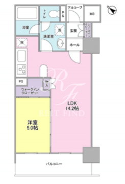 グレンパークG-WEST 905 間取り図