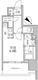 レジディア文京本郷3 505 間取り図