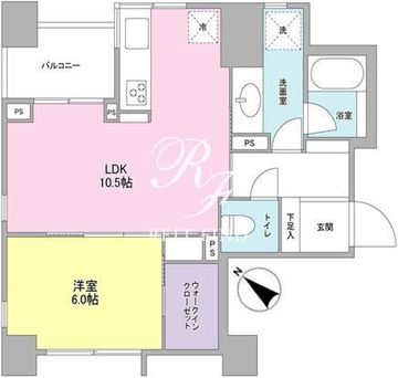 日本橋ミスモ 401 間取り図