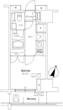 パークアクシス押上 903 間取り図