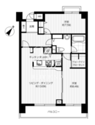 グラマシー恵比寿 209 間取り図
