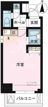 レジディア大井町 704 間取り図