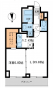 レジデンス白金コローレ 305 間取り図