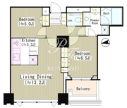 シティタワーズ豊洲ザシンボル 3113 間取り図