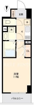 リテラス森下 203 間取り図