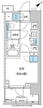 ザ・パークハウス浅草橋タワーレジデンス 208 間取り図