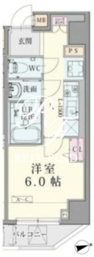 スペランツァ日本橋 501 間取り図
