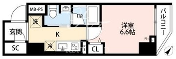 スペランツァ日本橋 403 間取り図
