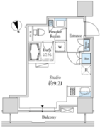ベルファース芝浦タワー 901 間取り図