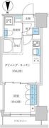 レジディア蒲田プレイス 302 間取り図