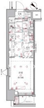 クレイシア月島 302 間取り図