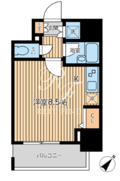 シティスパイア新川 303 間取り図