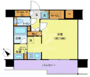 ジェノヴィア水天宮前スカイガーデン 605 間取り図
