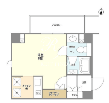 シェノン三軒茶屋 405 間取り図