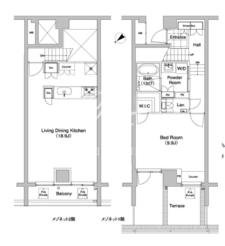 代官山ブレス 103 間取り図