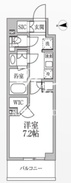 レジディア新御徒町2 612 間取り図