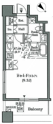 ホライズンプレイス赤坂 905 間取り図