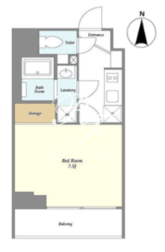 ブラウ本所春日通り 503 間取り図