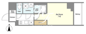 ブラウ南池袋 702 間取り図