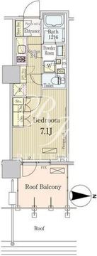 パークアクシス池田山 215 間取り図