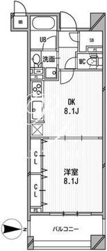 アーデン神保町 805 間取り図