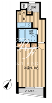 オーパスホームズ三田 702 間取り図
