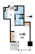 レジデンス白金パークフロント 402 間取り図