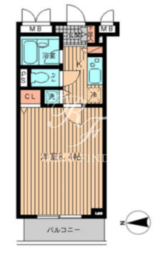 HF日本橋レジデンス 402 間取り図