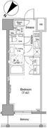 ザ・パークハビオ巣鴨 907 間取り図