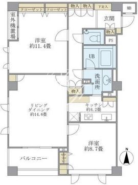 アパートメンツ東山 502 間取り図