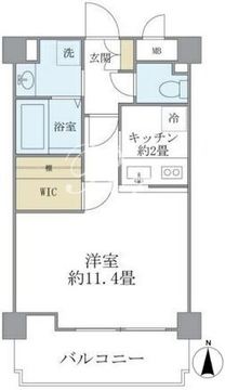 カナルグランデ 603 間取り図
