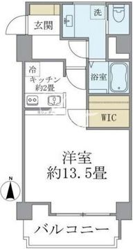 カナルグランデ 604 間取り図