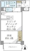 カナルグランデ 501 間取り図