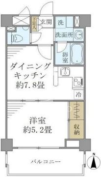 カナルグランデ 602 間取り図