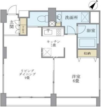 KDXレジデンス自由が丘 503 間取り図