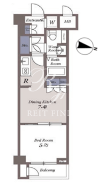 ドゥーエ参宮橋 103 間取り図