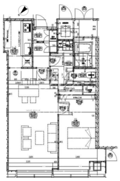 渋谷プロパティータワー 1413 間取り図