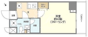 メインテラス上野 302 間取り図