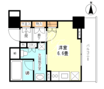 プラウドタワー亀戸 210 間取り図