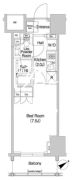 コンフォリア浅草橋 908 間取り図