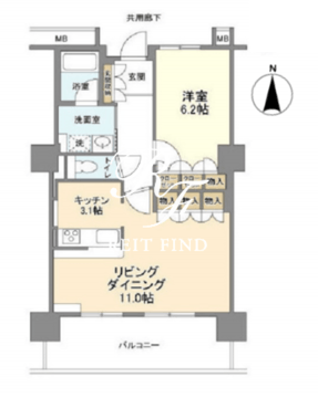 豊洲シエルタワー 2009 間取り図
